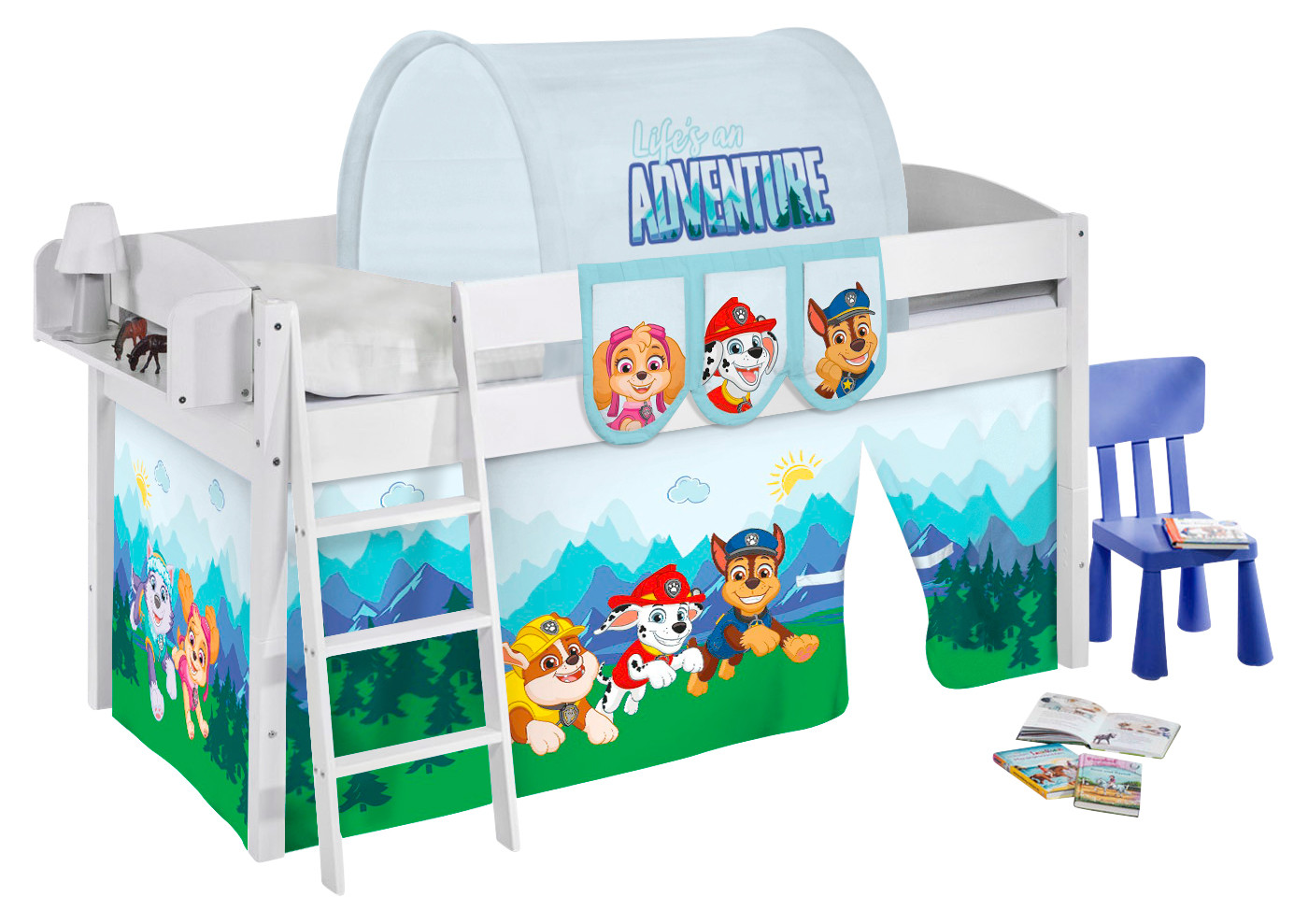 Basis Betten-IDA Classic-90x200 Paw Patrol Blau