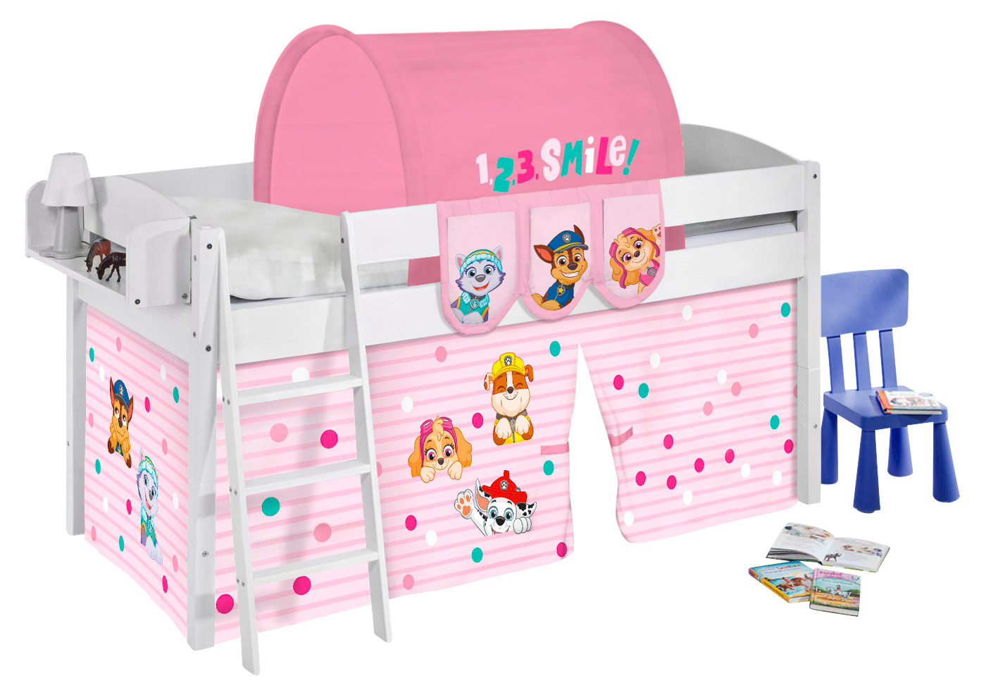 Basis Betten-IDA Classic-90x200 Paw Patrol Rosa