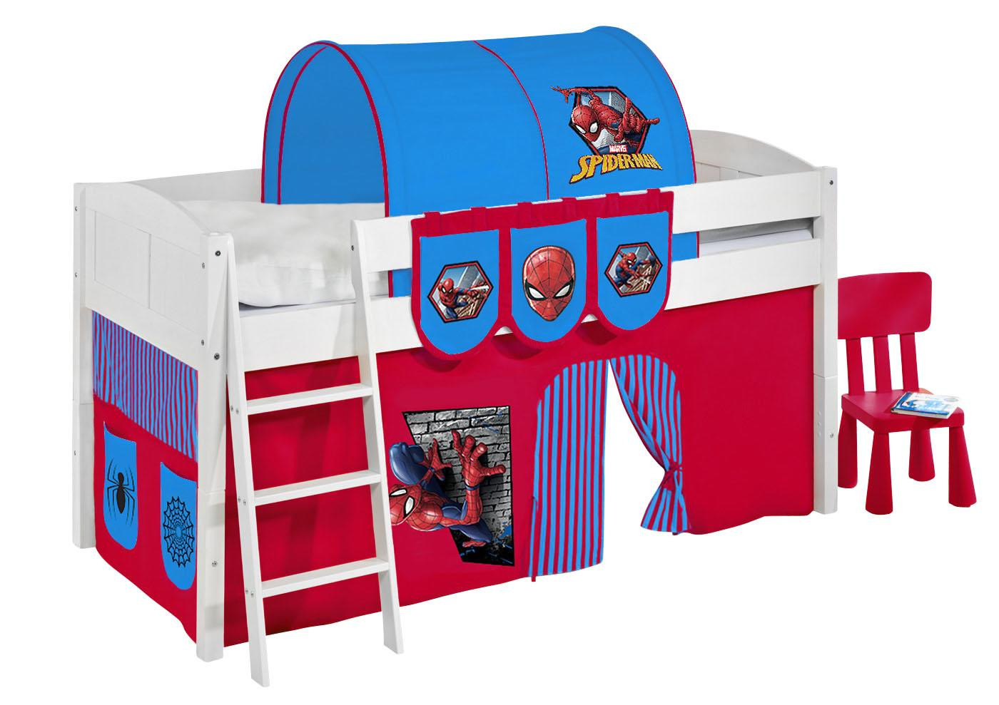 Basis Betten-IDA Landhaus-90x200-Spiderman