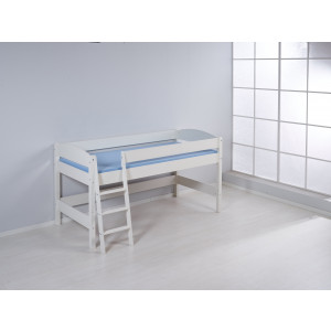 Basis Bett-IDA Landhaus-90x200 weiß lackiert
