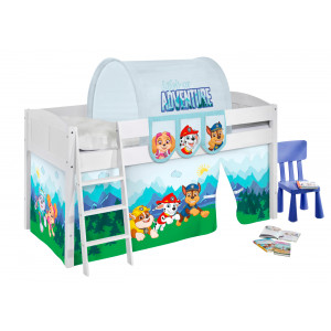 Basis Betten-IDA Landhaus-90x200 Paw Patrol Blau