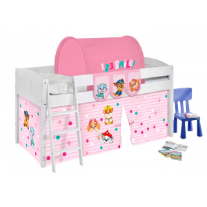 Basis Betten-IDA Landhaus-90x200 Paw Patrol Rosa