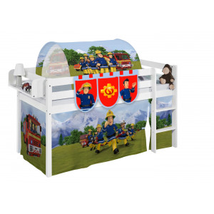 Halfhoogslaper JELLE wit gelakt met ondertent Angel Cat Sugar 90x200 cm